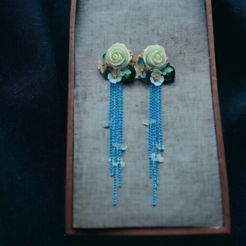 Blue Moon Dangler Earrings