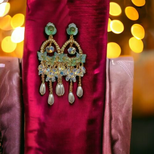 Gorgeous Green Dangling Earrings