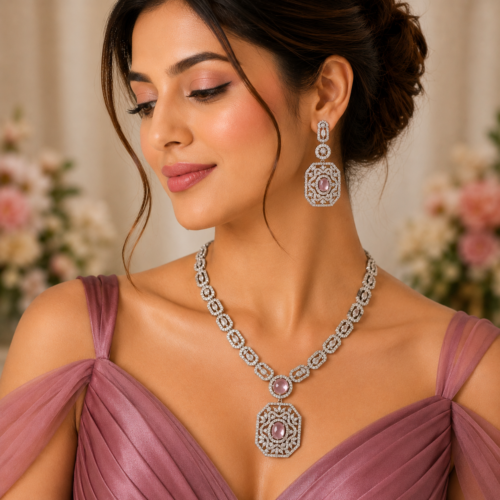 Celebrity Inspired AD necklace Set